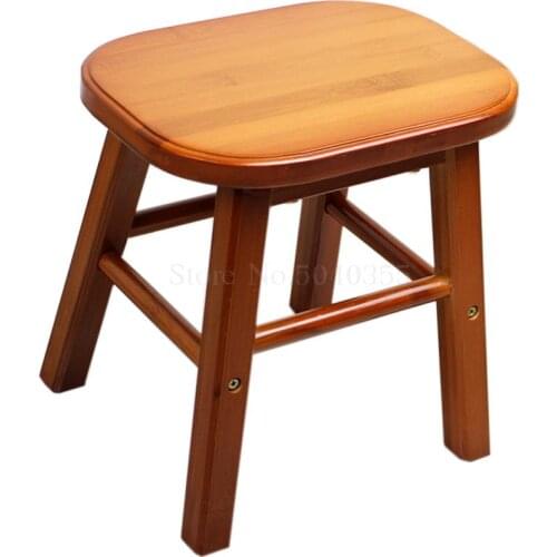 Bamboo stool fashion creative small bench child short stool small square stool chair adult household