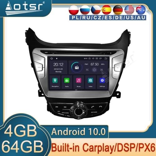 Carplay Car GPS Navigation For Hyundai Elantra Avante I35 Android Multimedia DVD Video Radio Player Auto Stereo Head Unit Audio
