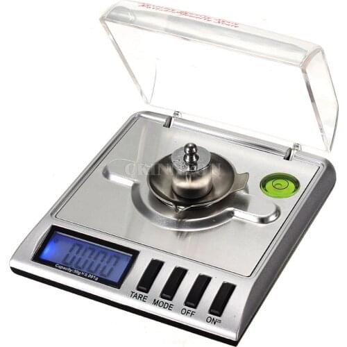 DHL 10PCS 30g X 0.001g Digital Jewelry Diamond Gold Pocket Scale Balance Weights Air Level