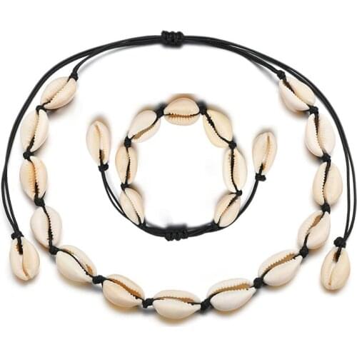 Collier Choker Sea Shell Necklace Kolye Arrival Collares 2021 Vsco Moana Sautoir Handmade Clavicle Chain Colar Women And Men