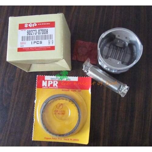 72mm Piston & Piston Rings Pin Clips Kit For SUZUKI GN250 1985-2001 / DR250 1982-1986 12111-38201-000 12111-38201-0F0 Aluminum