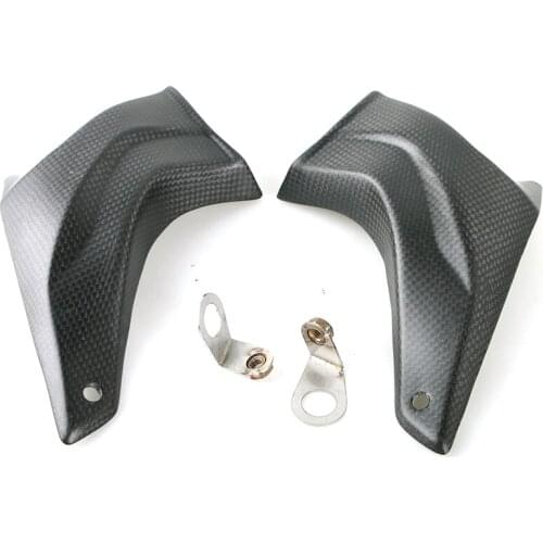 Moto Air Duct Cooling Front Brake Calipers Pads Tube for Ducati SuperSport S 2017 to 2020 Carbon Fiber Motorcycle Accessories