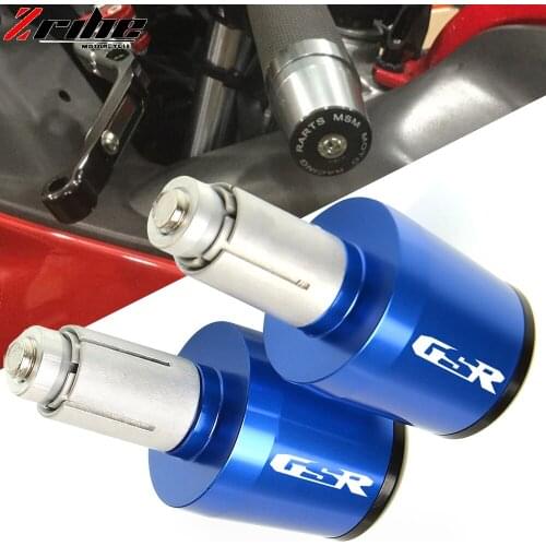 For SUZUKI GSR 600 CNC Motorcycle Handlebar Grips Ends Handle Hand Bar Ends Cap For SUZUKI GSR 600 400 750 GSR750 GSR600 GSR400