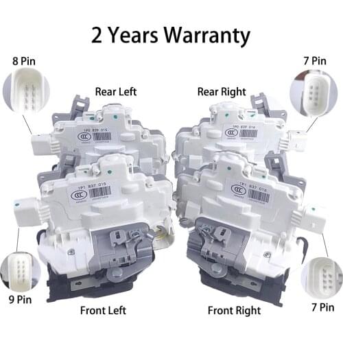 Door Lock Actuator front left 1P1837015 1P1837015A for VW EOS SEAT ALTEA LEON TOLEDO