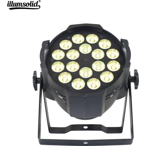 18x12W Led Par Light 54X3W RGBW 4in1 DMX 512 Wash Light Party Disco Dj Club Light Professional Stage Lighting Effect