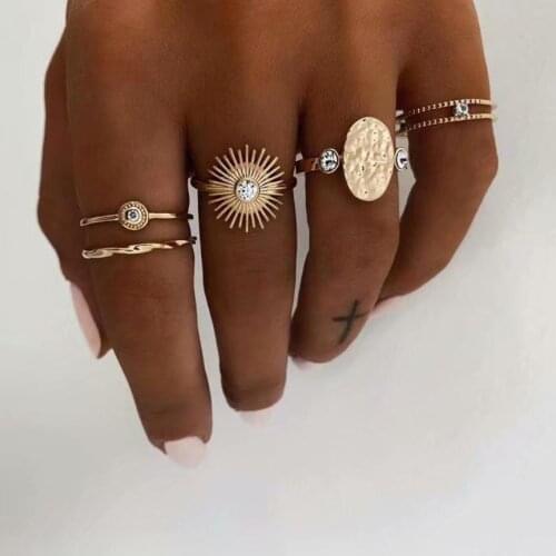 Ruphi Rings With Crystals