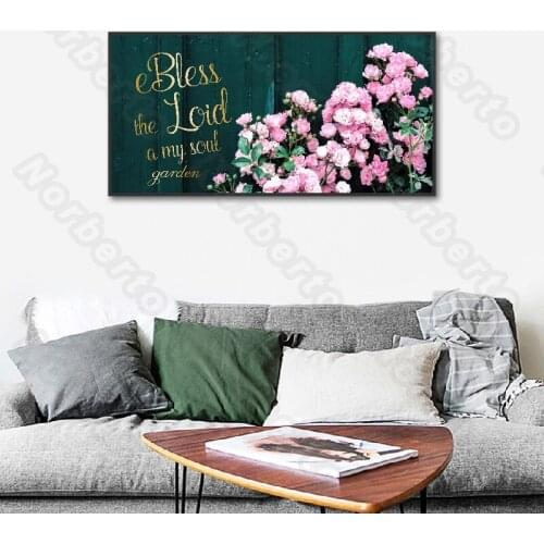 Nordic Animal Style Canvas Painting Poster Flowers and Plants As Background Fruit Letters Candy Love for Home Rooms Decoration