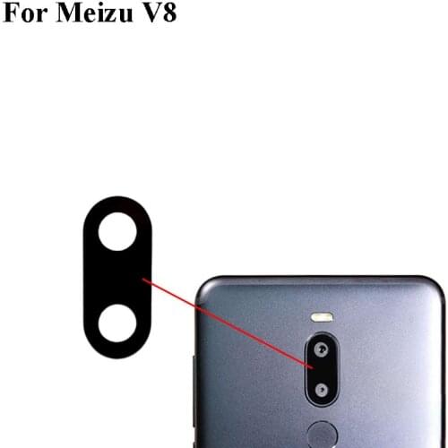 High quality For Mei zu V8 V 8 meizuV8 Back Rear Camera Glass Lens Repairment Repair parts test good 5.7'' inch