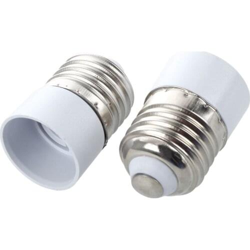10 E27 Male Plug to E14 Female Socket Base LED Light Lamp Bulb Adapter Converter