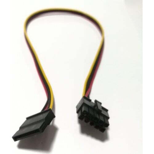 10Pin Socket To SATA Power Supply Cable For SSD HDD Hard Disk Driver Powered By HP Server DL380 G6 G7 Mainboard 18AWG 40cm