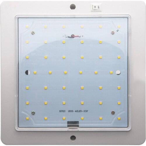 9W 12V Car Caravan Rv Led Interior Roof Ceiling Interior Lamp Dome Light