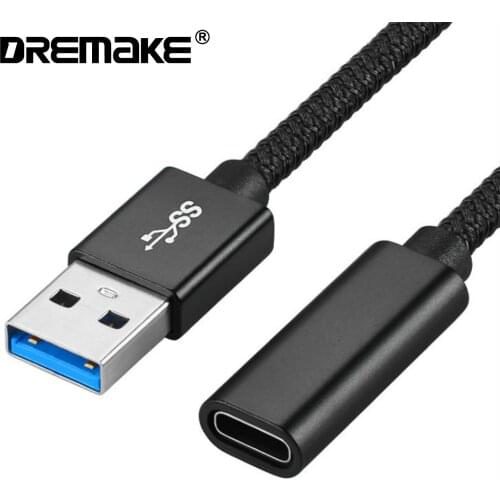 USB C Female to USB 3.0 Male Cable Adapter, Single-Sided 10Gbps GEN 2 USB Type A 3.1 Plug for Oculus Quest Link, iPhone 11, PC