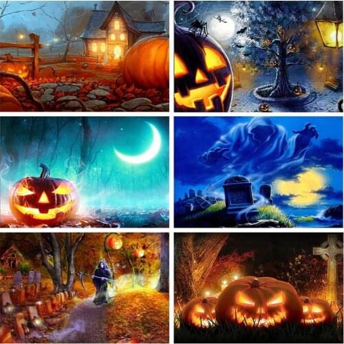 Diamond Painting Full Square/Round Diamond "Halloween scenery" Pattern Embroidery Cross Stitch 5D Rhinestone Painting
