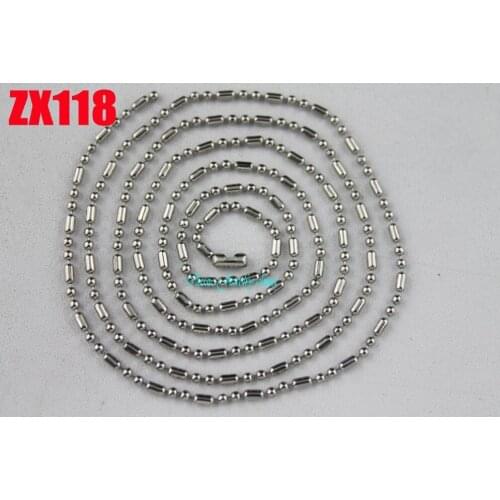 14"-38" with waist buckle 1.5mm 2+1 ball chain stainless steel necklace fashion beads chain women jewelry chains 20pcs ZX118