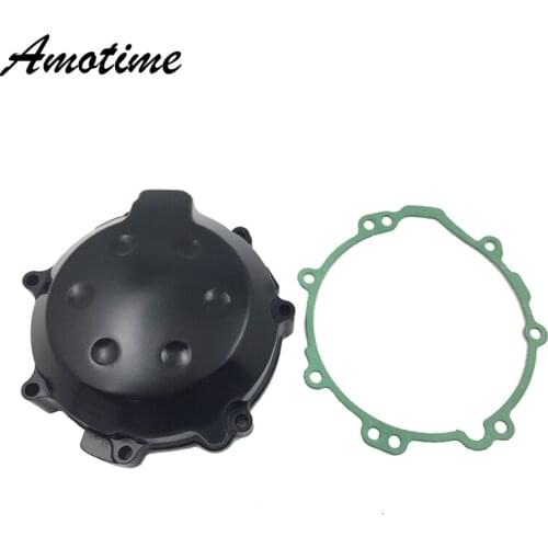 For Motorcycle Kawasaki ZX 14R ZX14R ZZR1400 2006-2013 BLACK left side Engine Stator cover