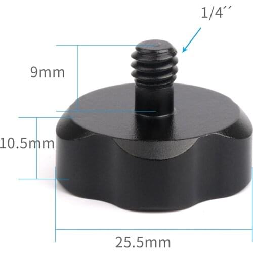CNC Aluminum Alloy Bracket Connector Adapter Mount 1/4 Screw for GOPRO HERO 5 4 3+ 3 XIAOYI Sports Camera DSLR Accessories