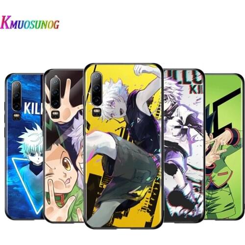 HUNTER×HUNTER For Huawei P40 P30 P20 P10 P9 P8 Lite E mini Pro Plus 5G 2017 2019 Silicone Black Soft Glass Phone Case