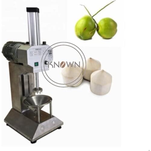 Green Coconut Peeler Machine Fresh Coconut Peeling Shaping Machines To Get Trimmed Young Coconut