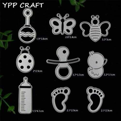 YPP CRAFT Lovely Animals Metal Cutting Dies Stencils for DIY Scrapbooking Stamp/photo album Decorative Embossing DIY Paper Cards
