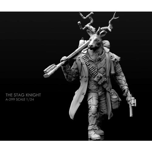 1/24 75mm Resin model kits Hunter self-assembled A-299