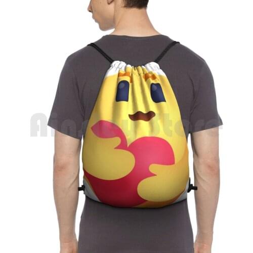 New React Backpack Drawstring Bags Gym Bag Waterproof Facebook Hug Love Care Trend Trends Facebook Trends Reactions