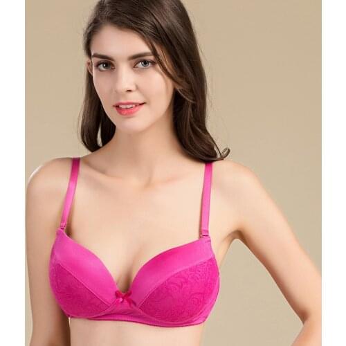 The New 100% REAL Silk, No Ring, Silk Bra, Three-dimensional Cups, Sexy Lace, Gather Underwear