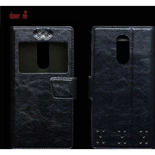 Dower me New Soft TPU Case + Flip PU Leather Case Cover For Vertex Impress Play Smartphone