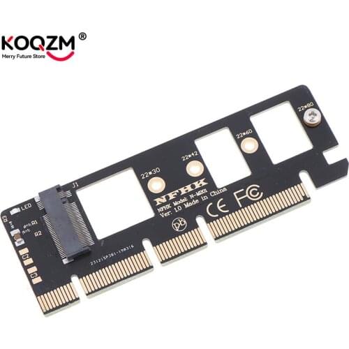 NGFF M Key M.2 NVME AHCI SSD To PCI-E PCI Express 3.0 16x x4 Adapter Riser Card Converter For XP941 SM951 PM951 A110 SSD
