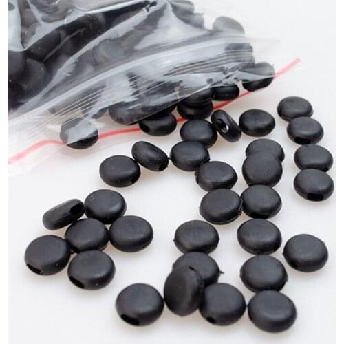 Plastic Anti-slip Flat Spiral Buckle Adjustable Beads Mask Buckles Drawstring Button Elastic Band Ear Cord Accessories