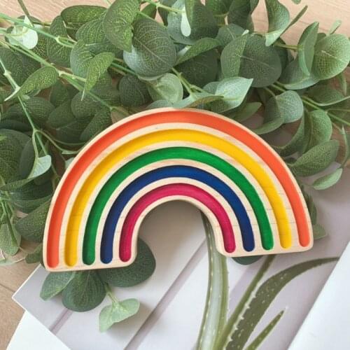 Handmade Rainbow Hanging Decoration Rainbow Wall Hanging Decor Macrame Kids Room Decoration Room Decor Keychains