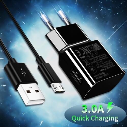 Fast Charge 5V 3A USB Charger Travel Charger Wall Adapter Mobile Phone Charger for Samsung A51 S5 S7 Huawei Xiaomi Fast Charging