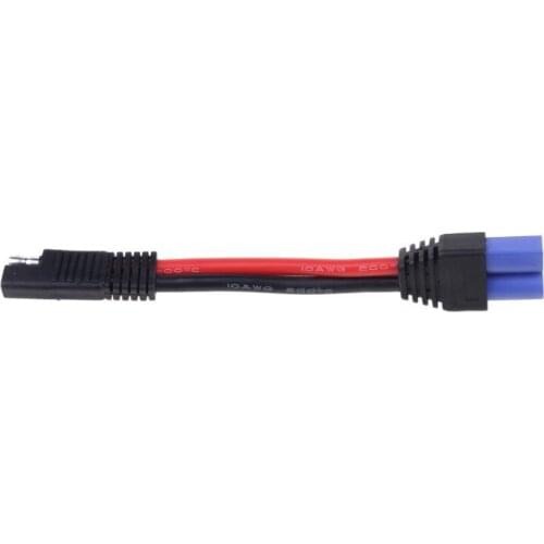 1pc 10 AWG SAE To EC5 Male Plug Connector To SAE Power Automotive Adapter Cable Wire SAE To EC5 Female Plug Connector QW