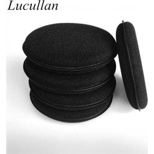 Lucullan Brand 10 Pack Ultra Fine Refined Foam Applicator Auto Care Tools Sponge For Use With Cream or Paste Waxes