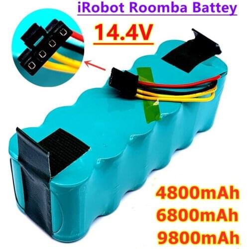 14.4V 4.8/6.8/9.8Ah Sweeping robot NiMH battery for Kitfort KT504 Haier T322 T321 T320 T325/Panda X500 X580/Ecovacs Mirror CR120