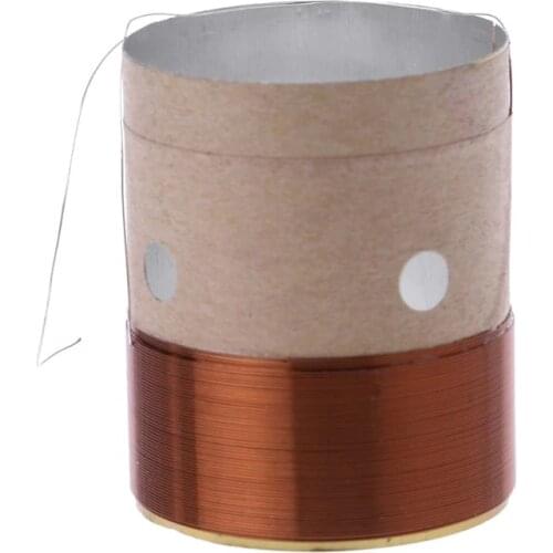 2020 25.5mm 8 Ohm Core Round Brass Wire Woofer Voice Coil Aluminum For Speaker Repair