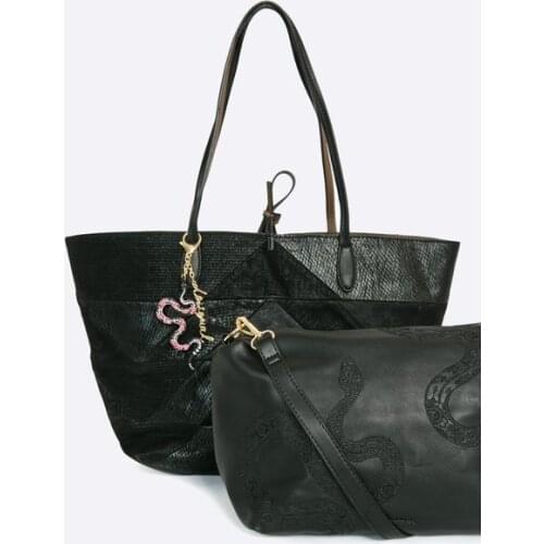 2021 new Wholesale Original Spain .laugiseD Ladys black slant cross handbag