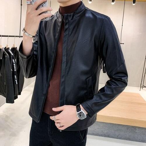 Мужские куртки из искусственной кожи AIFEIGEONLINE China At AliExpress