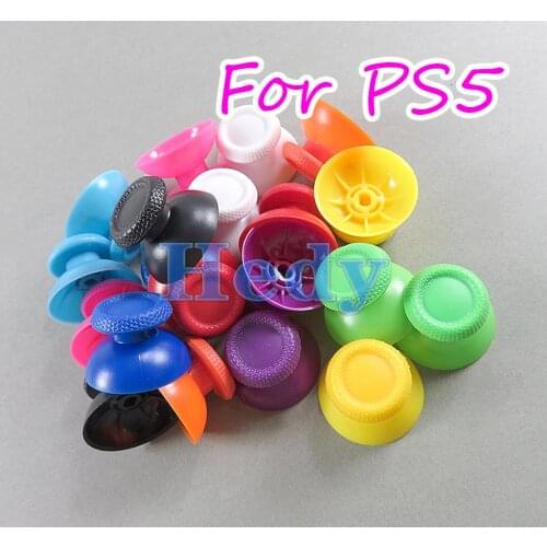 2pcs Analog Cover 3D Shell Thumb Stick Joystick Thumbstick Mushroom Cap For Sony PlayStation 5 PS5 Controller Accessories