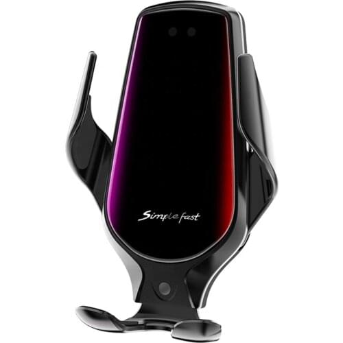 R3 Automatic Clamping 10W Car Wireless Charger For iPhone Huawei LG Infrared Induction Qi Wireless Charger Car Phone Holder