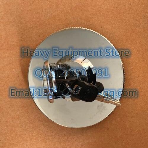 Locking Fuel Cap for Caterpillar Cat with 2 Key Fit E110B E120B EL180 E200B E240 E300 307 086-1781 099-8548 096-3100 120mm 46mm