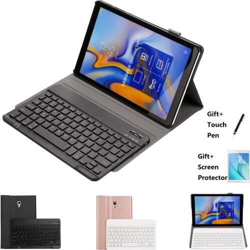Bluetooth Keyboard Case for Samsung Galaxy Tab A6 10.1 T580 10.5 T590 Tab S5E 10.5 T720 T725 Tab A 10.1 T510 S6 P610 S7 T870 S7