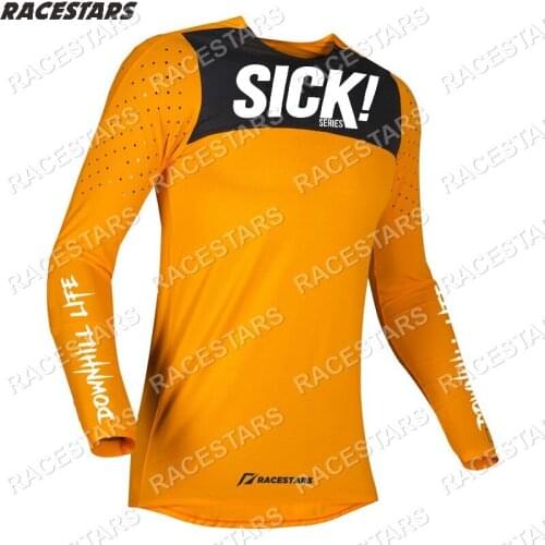 SICK 2021 Downhill Mountain Motocross Jersey MTB Jersey Sweatshirt Quick Dry Long Sleeve Bike Cycling Wear Ropa Maillot Ciclismo