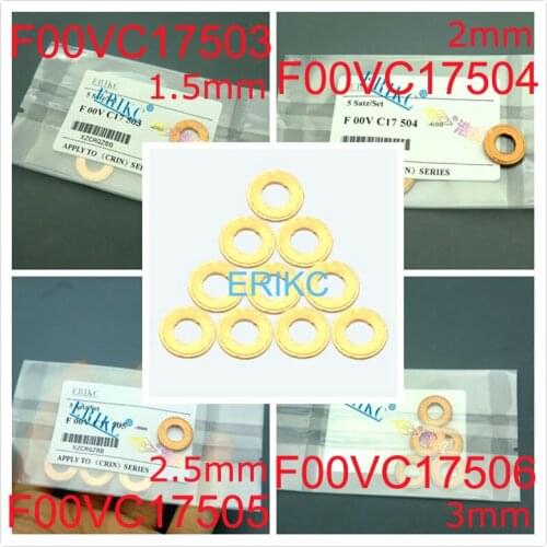 ERIKC F00VC17504 Injector Nozzle Copper Rings Washers Shims Gasket F00VC17503 Diesel Injection Heat Shield F00VC17505 F00RJ01453