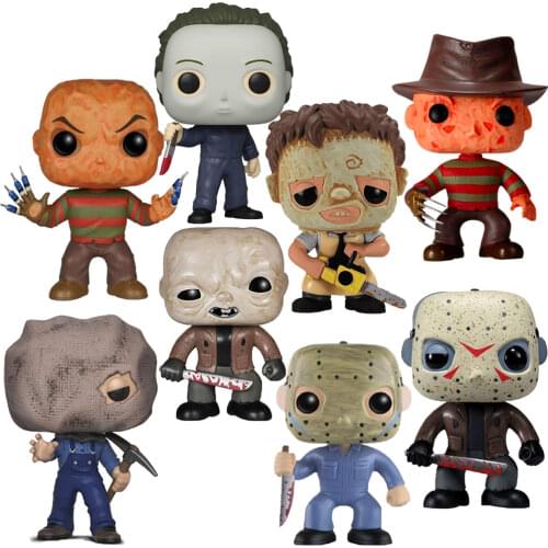 Horror Movies Figure Michael Myers #831 Leatherface #11 Nightmare # 224 #02 #361 #611 #202 Killing Spree Figure Halloween Gift