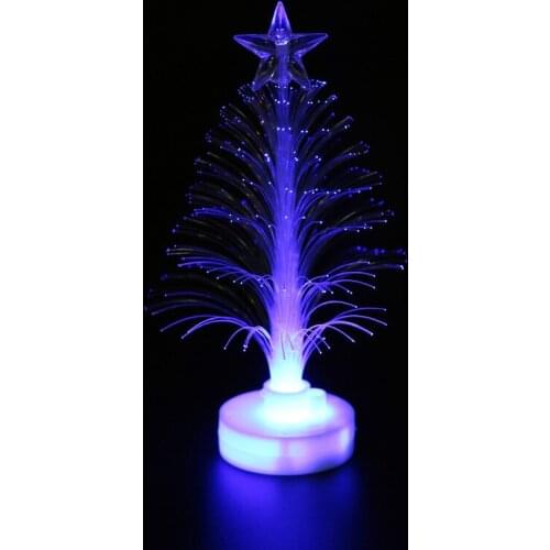 Hot Merry LED Color Changing Mini Christmas Xmas Tree Home Table Party Decor Charm