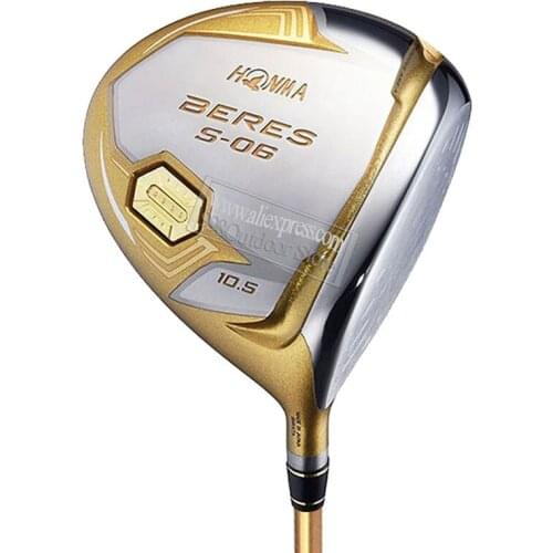 Men New 4 Star Clubs HONMA S-06 Driver 10.5/9.5 Loft Golf Driver R or S Graphite Shaft and Wood Headcover Free Shipping