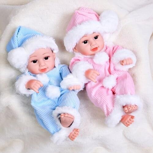 JINGXIN PRINSES 30cm Reborn Baby Dolls Smile Baby Doll Lifelike Real Baby Dolls Girls Toys Full Silicone Waterproof Toy Gifts