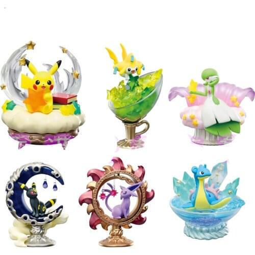 Pokemon Pikachu Jirachi Gardevoir Lapras Espeon Umbreon Cute Action Figure Ornament Model Toys