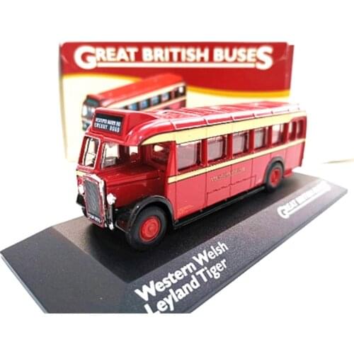 Atlas 1:76 West Welsh Leyland Tiger Alloy Metal Diecast Cars Model Toy Vehicles For Children Boy Toys gift