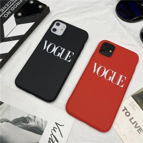 Fashion magazine soft case for iphone 12 MINI 11 pro x xs max xr 8 7 6 6s plus SE 2 silicone phone cover vogue trend coque funda